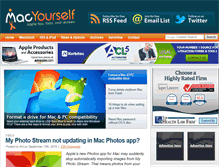 Tablet Screenshot of macyourself.com